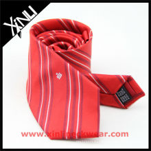 Изготовленная на заказ нашивка с логотипом мужчины шелковые галстуки